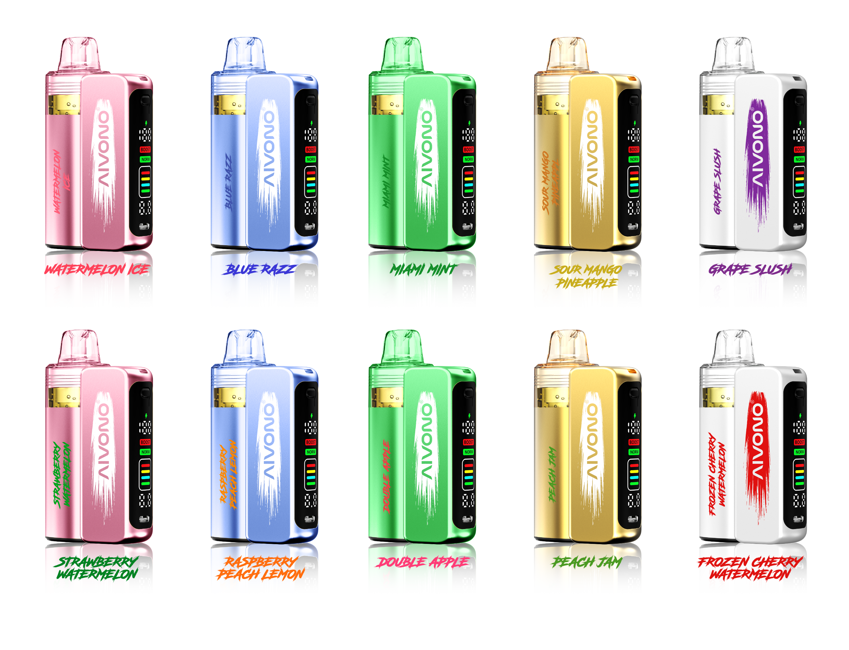 AIM AIPOD KIT 30000 PUFFS flavor lineup
