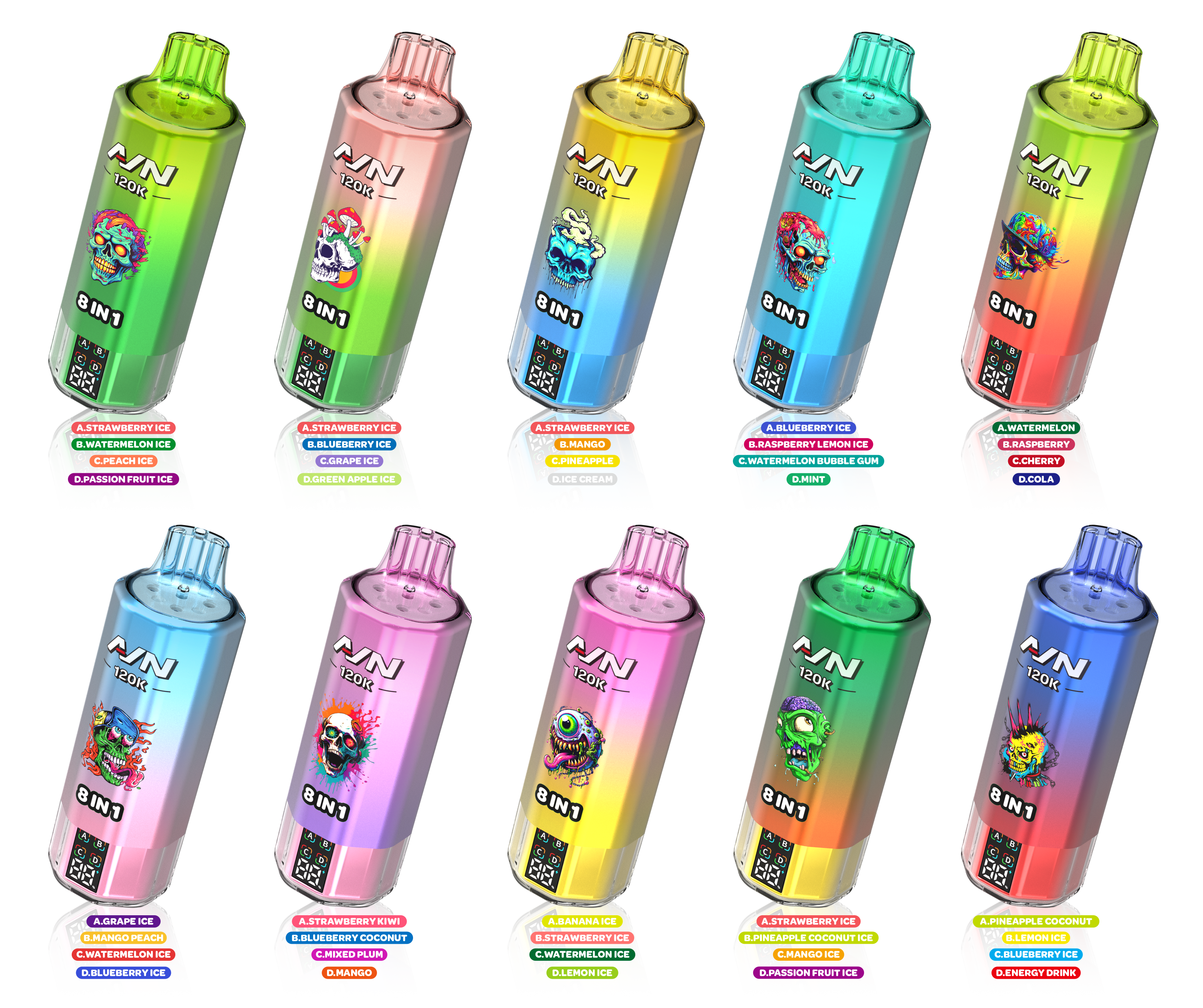 AIM AVN 150K PUFFS flavor lineup