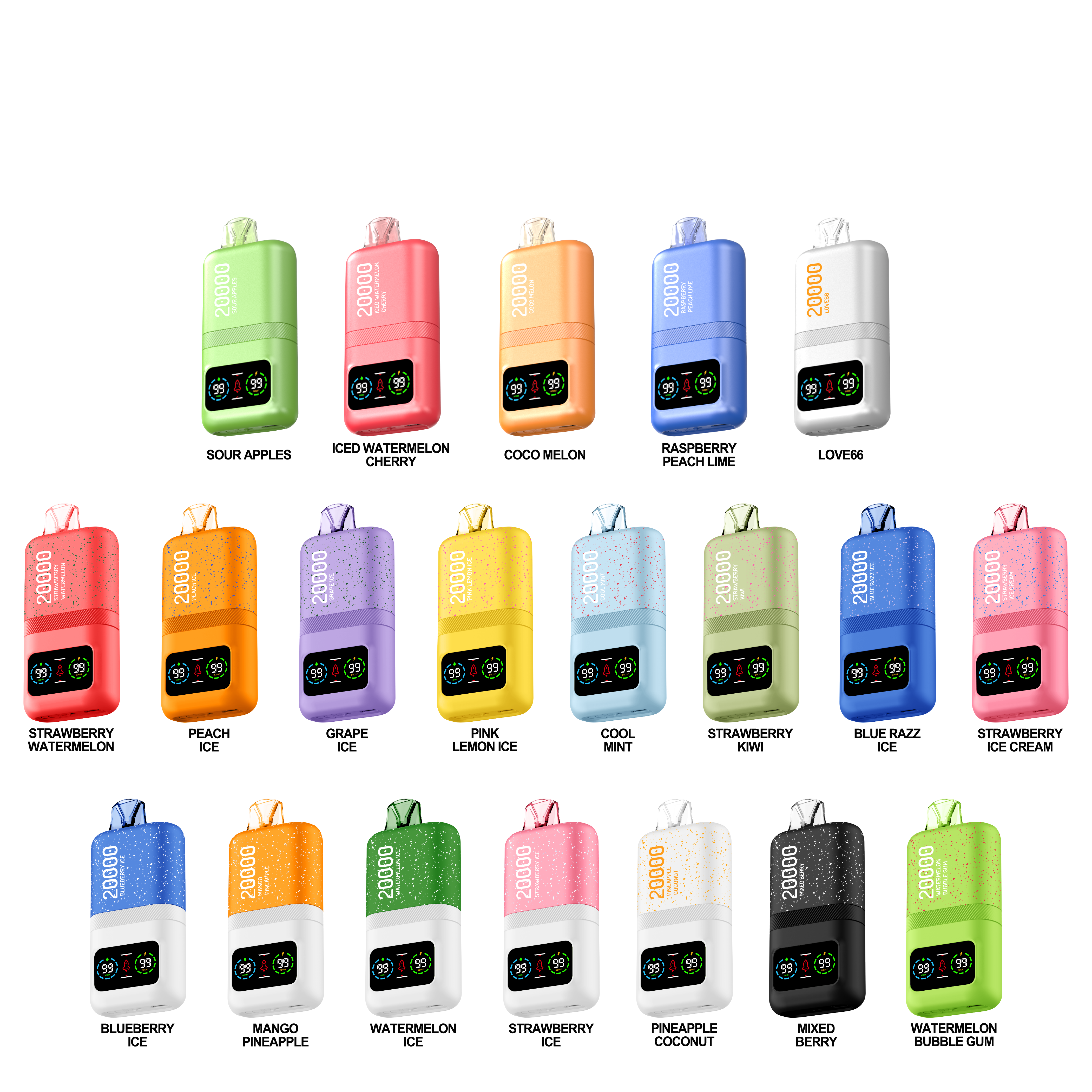 AIM MAGIC 20000 PUFFS flavor lineup